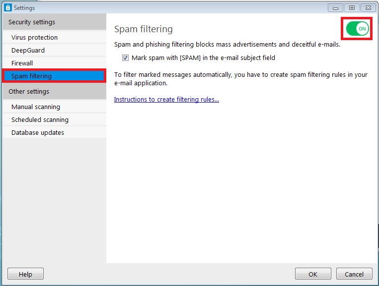 Spam Filtering